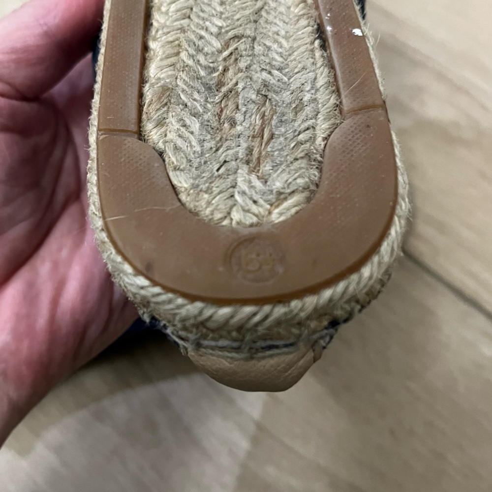 Franco Sarto Denim Whip Espadrille Flats - Picture 5 of 7